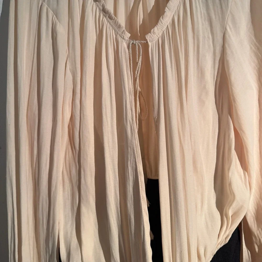 Free‎ People Size 12 Aida Romper Balloon Puff Sleeve Boho Indie